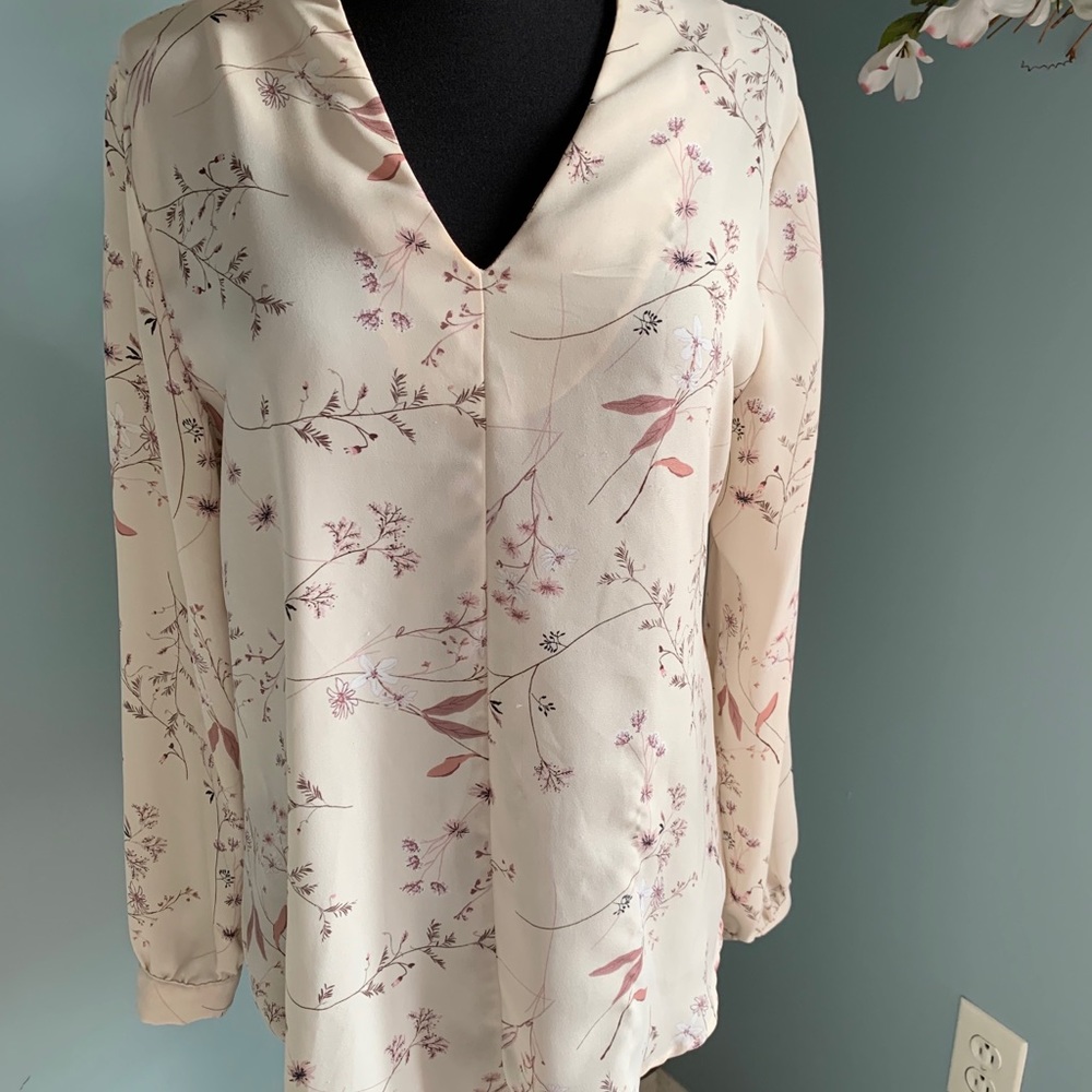 Violet + Claire Printed Blouse